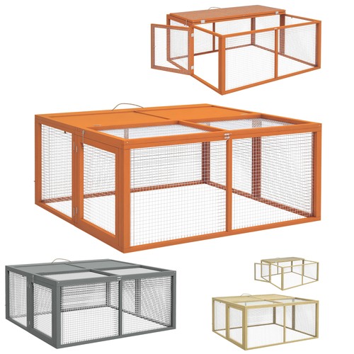 Rabbit hutch folding wooden - rabbit, hutch,
