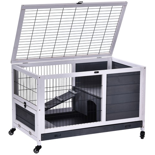 Pawhut rabbit cages guinea - cages,,