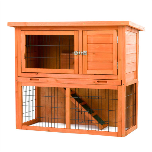 3ft outdoor rabbit hutch - outdoor,