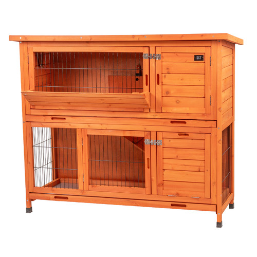 4ft large rabbit hutch - large,