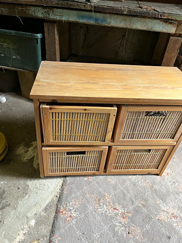 Rabbit wooden tier hutch - rabbit,