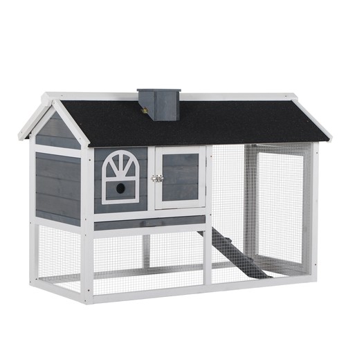 Pawhut rabbit hutch guinea - pawhut,