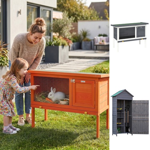 Rabbit hutch wooden - hutch,, bunny