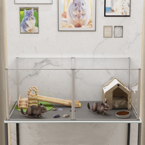 Acrylic indoor rabbit hutch - indoor,