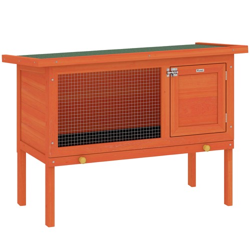 Pawhut rabbit hutch guinea - hutch,,